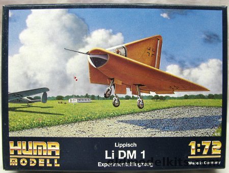 Huma Model 1/72 Lippisch Li DM1 - (LiDM1 Li.DM1) (DM-1), 2511 plastic model kit